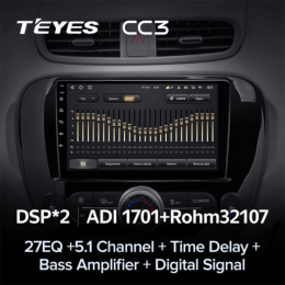 Штатная магнитола Teyes CC3 для KIA Soul II 2013-2019 на Android 10.0