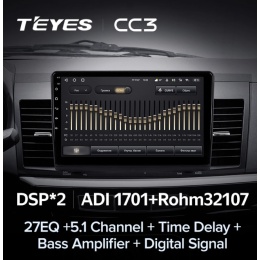 Штатная магнитола Teyes CC3 6/128 ГБ для Mitsubishi Lancer X 2007-2012 на Android 10.0