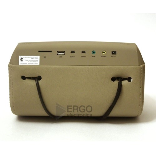 ПОДГОЛОВНИК СО ВСТРОЕННЫМ DVD ПЛЕЕРОМ И LCD МОНИТОРОМ 9" ERGO ER9HD (БЕЖЕВЫЙ)