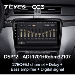 Штатная магнитола Teyes CC3 6/128 ГБ для Skoda Superb II (B6) 2008-2015 на Android 10.0