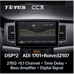 Автомагнитола Teyes CC3 6/128 ГБ для SsangYong Actyon, Korando 2010-2013 на Android 10.0