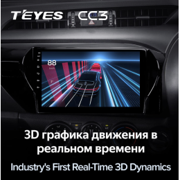Штатная магнитола Teyes CC3 6/128 ГБ для Toyota Hilux 2015-2020 на Android 10.0