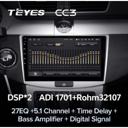 Штатная магнитола Teyes CC3 6/128 ГБ для Volkswagen Passat CC, B6, B7 2005-2017 на Android 10.0