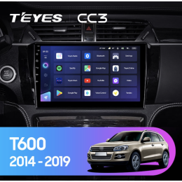 Штатная магнитола Teyes CC3 6/128 ГБ для Zotye T600 на Android 10.0