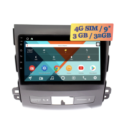Wide Media KS9058QR-3/32 4G-SIM для Mitsubishi Outlander II 2006 - 2012 для авто с Rockford Android 10.0