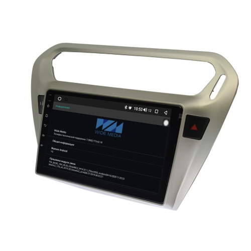 Wide Media KS9118QR-3/32 4G-SIM для Peugeot 301 I 2012-2018 Android 10.0