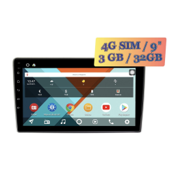 Wide Media KS9101QR-3/32 4G-SIM для Peugeot 307 2001 - 2008 Android 10.0