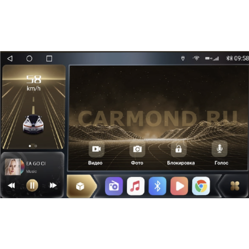 Штатная магнитола CarMedia OL-9106-F для Volkswagen Touareg 2002-2010 на Android 10.0