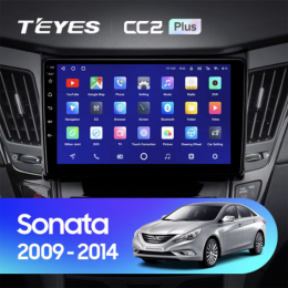 Штатная магнитола Teyes CC2 Plus 3/32 ГБ для Hyundai Sonata VI (YF) 2009-2014 на Android 10.0