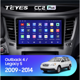 Штатная магнитола Teyes CC2 Plus 3/32 ГБ для Subaru Legacy V, Outback IV 2009-2014 на Android 10.0