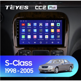 Штатная магнитола Teyes CC2 Plus 3/32 ГБ для Mercedes Benz S-class (W220) 1998-2005 на Android 10.0