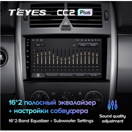 Штатная магнитола Teyes CC2 Plus 3/32 ГБ для B-klasse (W245) 2005-2011 на Android 10.0