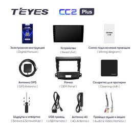 Штатная магнитола Teyes CC2 Plus 3/32 ГБ для Mitsubishi Outlander XL 2006-2012 на Android 10.0