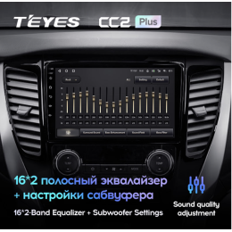 Штатная магнитола Teyes CC2 Plus 3/32 ГБ для Mitsubishi Pajero Sport III 2015-2021 на Android 10.0