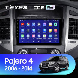 Штатная магнитола Teyes CC2 Plus 3/32 ГБ для Mitsubishi Pajero IV 2006-2019 на Android 10.0