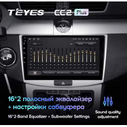 Штатная магнитола Teyes CC2 Plus 3/32 ГБ для Volkswagen Passat CC, B6, B7 2005-2017 на Android 10.0
