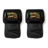 КОМПЛЕКТ ПОДГОЛОВНИКОВ СО ВСТРОЕННЫМ DVD ПЛЕЕРОМ И LCD МОНИТОРОМ 7" ERGO ER700H (ЧЁРНЫЙ)