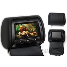 КОМПЛЕКТ ПОДГОЛОВНИКОВ СО ВСТРОЕННЫМ DVD ПЛЕЕРОМ И LCD МОНИТОРОМ 7
