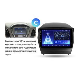 Штатная магнитола Teyes CC2 Plus 3/32 ГБ для Hyundai ix35, Tucson II 2010-2015 на Android 10.0