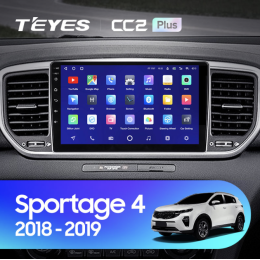 Штатная магнитола Teyes CC2 Plus 3/32 ГБ для KIA Sportage IV 2016-2018 на Android 10.0