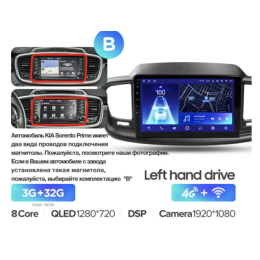 Штатная магнитола Teyes CC2 Plus 3/32 ГБ для Kia Sorento III Prime 2015-2020 на Android 10.0