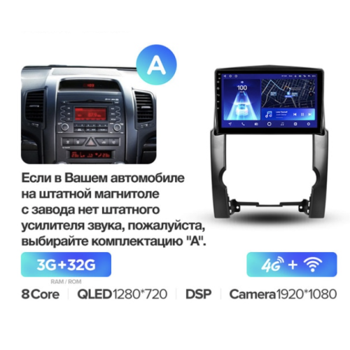 Штатная магнитола Teyes CC2 Plus 3/32 ГБ для Kia Sorento II 2009-2012 на Android 10.0