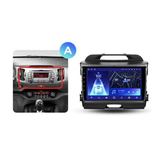 Штатная магнитола Teyes CC2 Plus 3/32 ГБ для KIA Sportage III 2010-2016 на Android 10.0