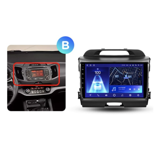 Штатная магнитола Teyes CC2 Plus 3/32 ГБ для KIA Sportage III 2010-2016 на Android 10.0