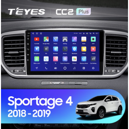 Штатная магнитола Teyes CC2 Plus 3/32 ГБ для KIA Sportage IV 2018-2022 на Android 10.0