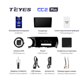 Штатная магнитола Teyes CC2 Plus 3/32 ГБ для Kia K5 III 2020-2022 на Android 10.0