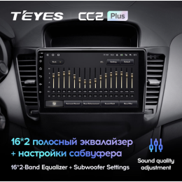 Штатная магнитола Teyes CC2 Plus 3/32 ГБ для Chevrolet Cruze I 2012-2015 на Android 10.0