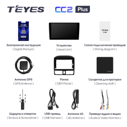 Штатная магнитола Teyes CC2 Plus 3/32 ГБ для Honda CR-V 2004-2006 на Android 10.0