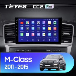 Штатная магнитола Teyes CC2 Plus 3/32 ГБ для Mercedes ML-class (W166) 2011-2015, GL-class (X166) 2012-2016 на Android 10.0