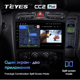 Штатная магнитола Teyes CC2 Plus 3/32 ГБ для Mercedes Benz C-class (W203) 2000-2004 на Android 10.0