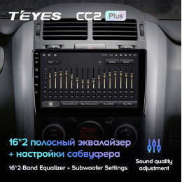 Штатная магнитола Teyes CC2 Plus 3/32 ГБ для Suzuki Vitara III 2005-2015 на Android 10.0