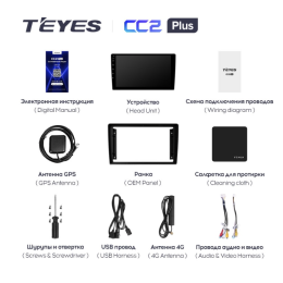 Штатная магнитола Teyes CC2 Plus 3/32 ГБ для Suzuki Vitara III 2005-2015 на Android 10.0