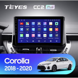 Штатная магнитола Teyes CC2 Plus 3/32 ГБ для Toyota Corolla XII 2019-2025 на Android 10.0