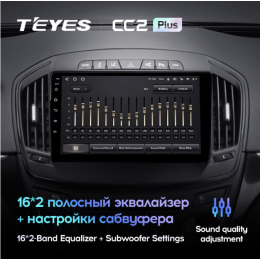 Штатная магнитола Teyes CC2 Plus 6/128 ГБ для Opel Insignia I 2013-2017 на Android 10.0