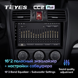 Штатная магнитола Teyes CC2 Plus 6/128 ГБ для Subaru Forester IV 2013-2014, Impreza IV 2012-2017 на Android 10.0