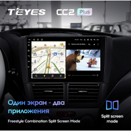 Головное устройство Teyes CC2 Plus 6/128 ГБ для Subaru Forester III, Impreza III 2007-2013 на Android 10.0