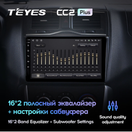 Штатная магнитола Teyes CC2 Plus 6/128 ГБ для LADA Granta Cross 2018-2025 на Android 10.0