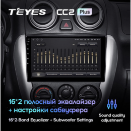 Штатная магнитола Teyes CC2 Plus 6/128 ГБ для Lada Granta I 2011-2018 Тип-B на Android 10.0