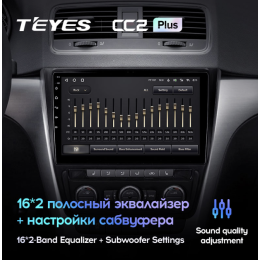 Штатная магнитола Teyes CC2 Plus 6/128 ГБ для Skoda Yeti 5L 2009-2014 на Android 10.0