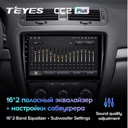 Штатная магнитола Teyes CC2 Plus 6/128 ГБ для Skoda Octavia II (A5) 2004-2013 на Android 10.0