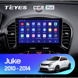 Штатная магнитола Teyes CC2 Plus 6/128 ГБ для Nissan Juke 2010-2014 на Android 10.0