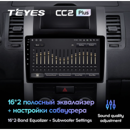 Штатная магнитола Teyes CC2 Plus 6/128 ГБ для Nissan X-Trail II (T31) 2007-2014 на Android 10.0