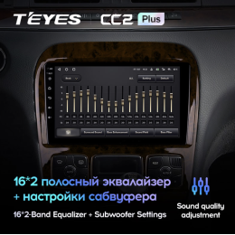 Штатная магнитола Teyes CC2 Plus 6/128 ГБ для Mercedes Benz S-class (W220) 1998-2005 на Android 10.0