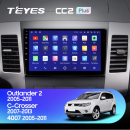 Штатная магнитола Teyes CC2 Plus 6/128 ГБ для Citroen C-Crosser 2007-2013 на Android 10.0