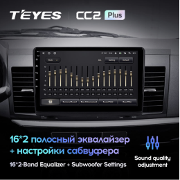 Штатная магнитола Teyes CC2 Plus 6/128 ГБ для Mitsubishi Lancer X 2007-2012 на Android 10.0