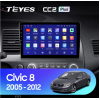 Штатная магнитола Teyes CC2 Plus 6/128 ГБ для Honda Civic 8 (VIII) 2006-2012 на Android 10.0